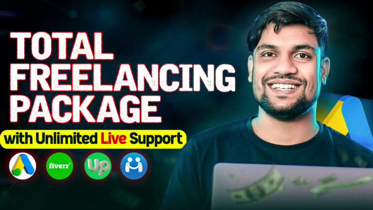 1.1 – Total Freelancing Package with Unlimited Live Support – Live Course Recording Videos + Friday Live Solving Class